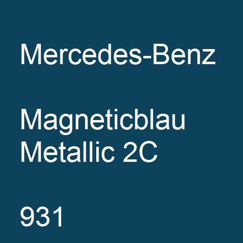 Mercedes-Benz, Magneticblau Metallic 2C, 931.